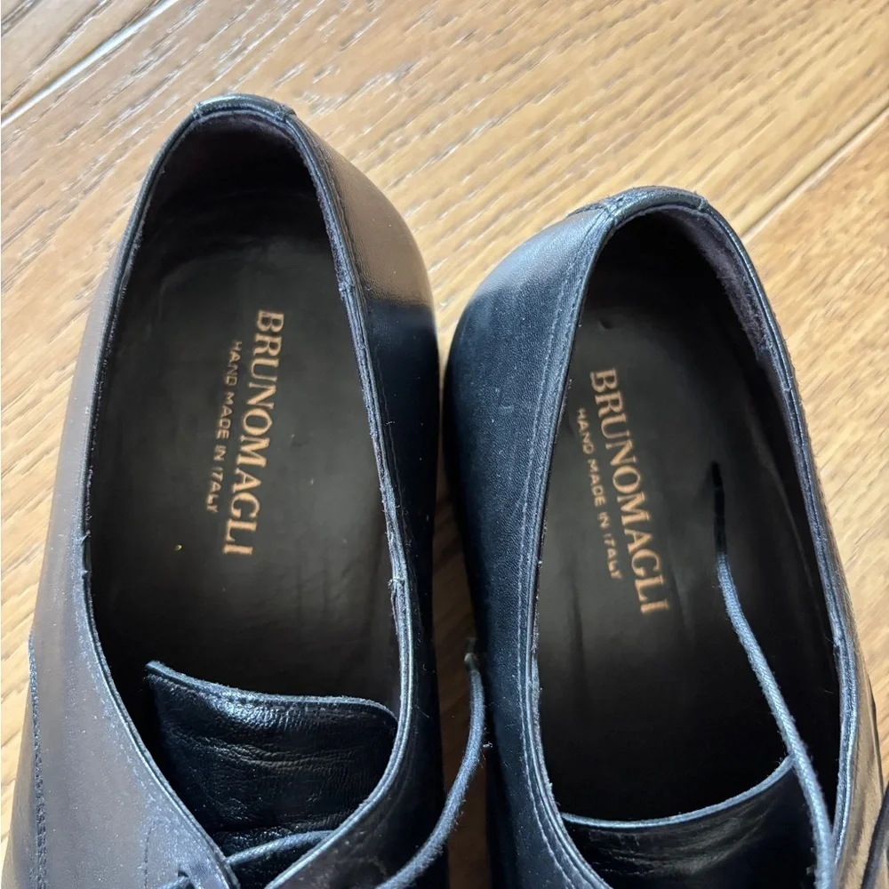 Bruno Magli leather loafers mens 10 made in italy